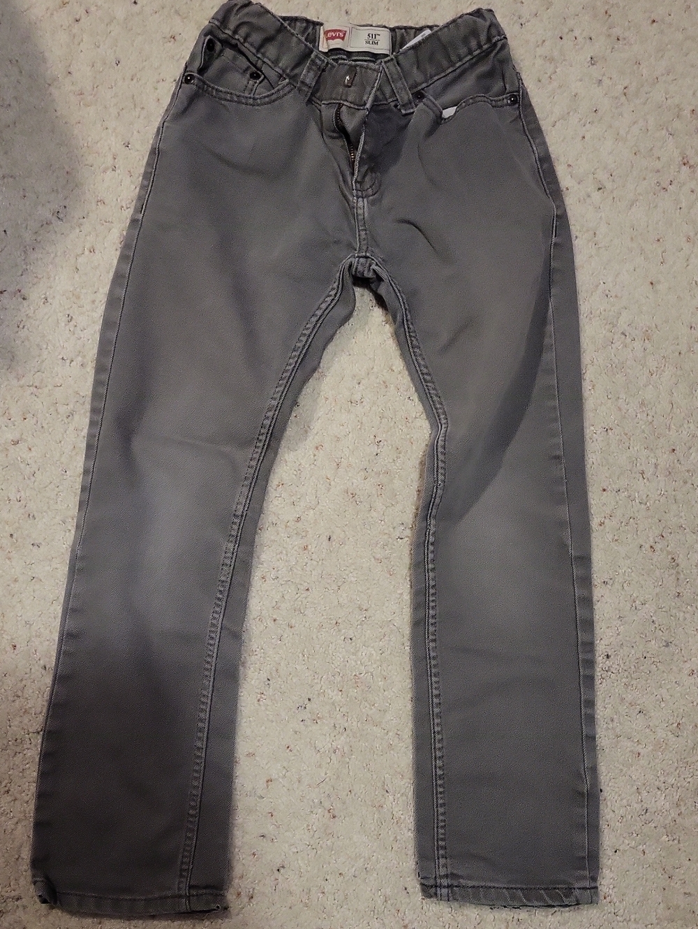 Levi's Kids Gray Straight Jeans